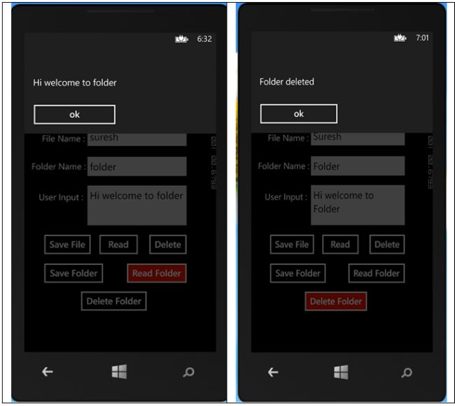 Files and Folders in Windows Phone 8